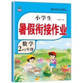 2升3年级数学暑假衔接作业小学生暑假作业黄冈快乐假期RJ人教版复习专项预习