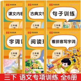 2021春小学数学专项训练三年级下册（套装共6本）