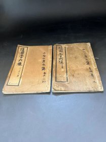 白纸 铅印  隨园三十六种 之 [[  小仓山房文集  ]]   存二冊