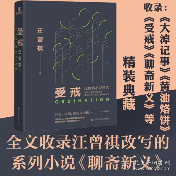 受戒 精装 汪曾祺小说全集精选集囊括受戒大淖记事邂逅复仇黄油烙饼鉴赏家特辑录系列小说聊斋新义作品书籍