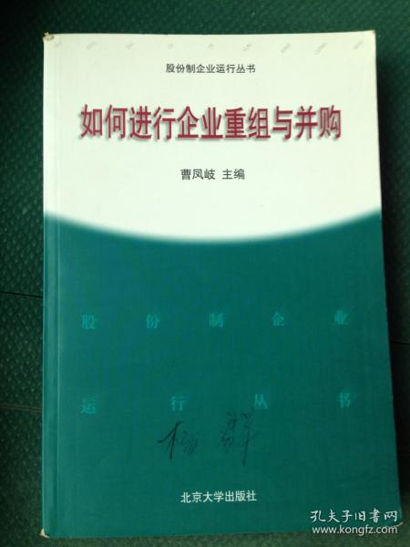 如何进行企业重组与并购——股分制企业运行丛书