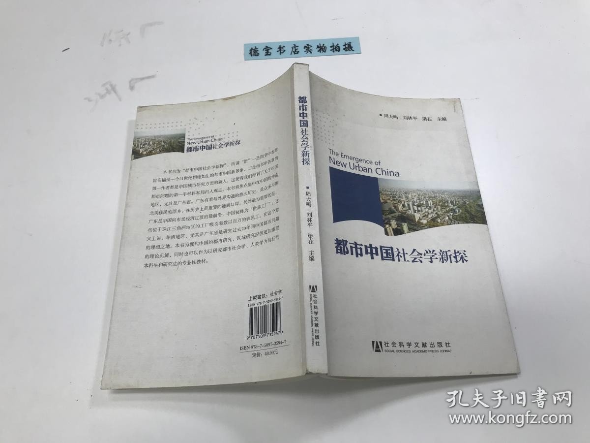 都市中国社会学新探