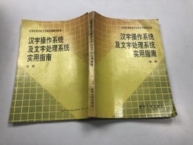 汉字操作系统及文字处理系统实用指南