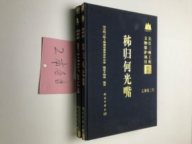 秭归何光嘴 +考古学研究学术研讨会论文集 （长江三峡工程文物保护项目报告 ） 2册合售