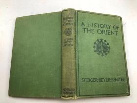 A History of the Orient 精装英文古董书，出版于1929年