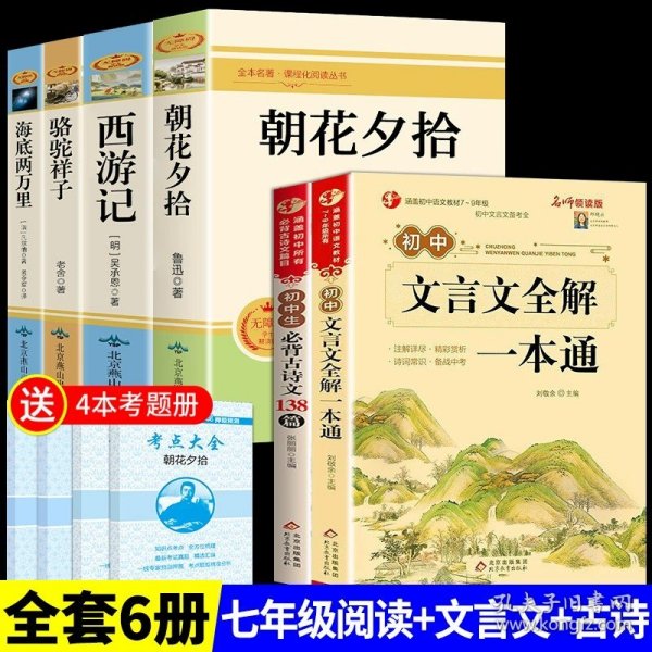 中小学新版教材 统编版语文配套课外阅读 名著阅读课程化丛书：西游记 七年级上册（套装上下册） 