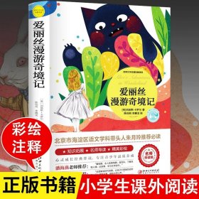 正版全新爱丽丝漫游奇境记 柳林风声书 原版小学生课外阅读三四五六年级阅读经典书目青少年儿童文学故事书3-4-5-6年级读物畅销书