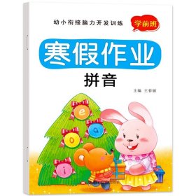 正版全新【学前班】寒假作业 拼音 2024幼儿园寒假作业学前小班中大班幼小衔接寒假衔接作业 数学思维启蒙训练教材语文拼音练习册每日一练幼升小专项训练习题一本通