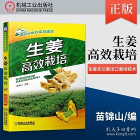 正版书籍现货 生姜高效栽培 生姜主要病虫草害诊断与防治技术书籍 生姜无公害出口栽培技术 生姜种植技术 苗锦山 机械工业出版社