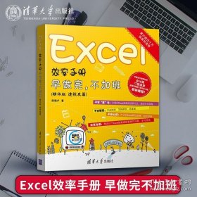 正版书籍Excel效率手册早做完 不加班 精华版透视表篇 excel教程书籍 计算机应用基础办公自动化书籍文员 电脑书籍自学 excel表格制作函数