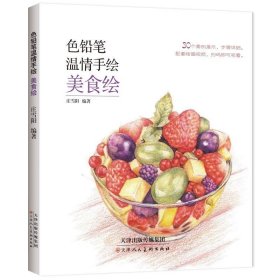 正版书籍色铅笔温情手绘美食绘新手入门零基础学美术色铅笔画教程天津人民美术出版社 天美少儿