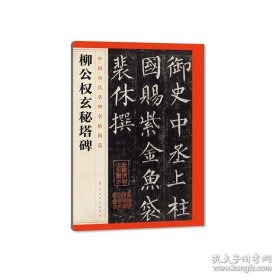 正版书籍柳公权玄秘塔碑 中国历代名碑名帖精选 楷书毛笔书法字帖