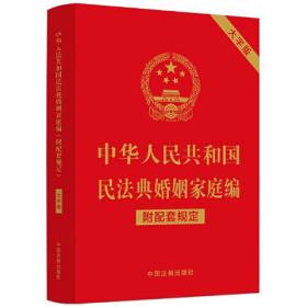 中华人民共和国民法典婚姻家庭编(附配套规定大字版)