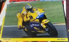 绝版【*机车海报】MOTO GP 2004 赛车海报