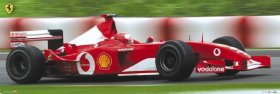 绝版【 *超大门型海报】法拉利 Ferrari F2002