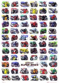 绝版【*机车海报】超级摩托车 KOOLART SUPER BIKES (2003年海报)