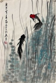 西安美术学院教授，美协会员陈忠志，纯手绘花鸟作品，尺寸46*68，作品保真，装饰收藏佳品