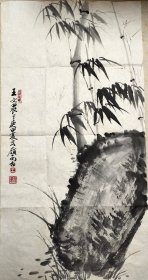 武汉市文史馆馆员王文农，纯手绘作品，尺寸45*90，作品保真，装饰收藏佳品