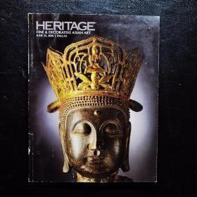 一本库存 HERITAGE2020 精细与亚洲艺术 旧书 品相如图 特价1800元包邮 艺3平房，