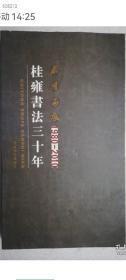 桂雍书法三十年 2011年08月第一版 精装艺术售价550元包邮库存一本