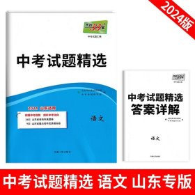 正版全新九年级/初中三年级/语文 山东专版！2024天利38套新中考试题精选数学英语语文物理化学生物政治历史含2023年山东省历年中考真题卷子必刷初中初三中考总复习