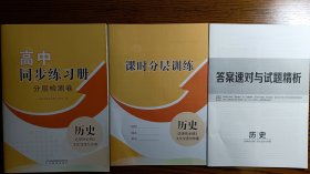 《高中同步练习册》编写组编：《高中同步练习册.分层检测卷.历史.选择性必修3：文化交流与传播》山东教育出版社2023年版