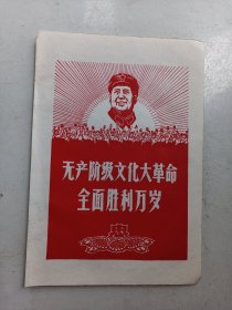 宣传画  全面胜利万岁  毛主席