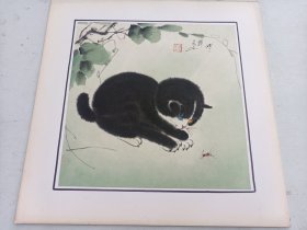 水墨画  小猫