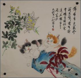 孙菊生，花鸟画