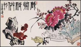 陈丹诚（生于山东青岛 ）花卉画