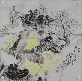 张正忠，山水画