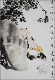 郭峰（人物画）生于山东淄博