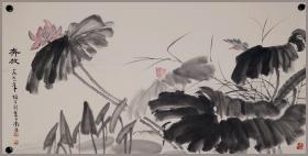 杨石朗，花卉画
