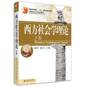 正版全新下卷】西方社会学理论 西方社会学理论 杨善华 谢立中 上卷下卷全2 北京大学出版社 社会学系列教材 理性行动理论 社会学方法论