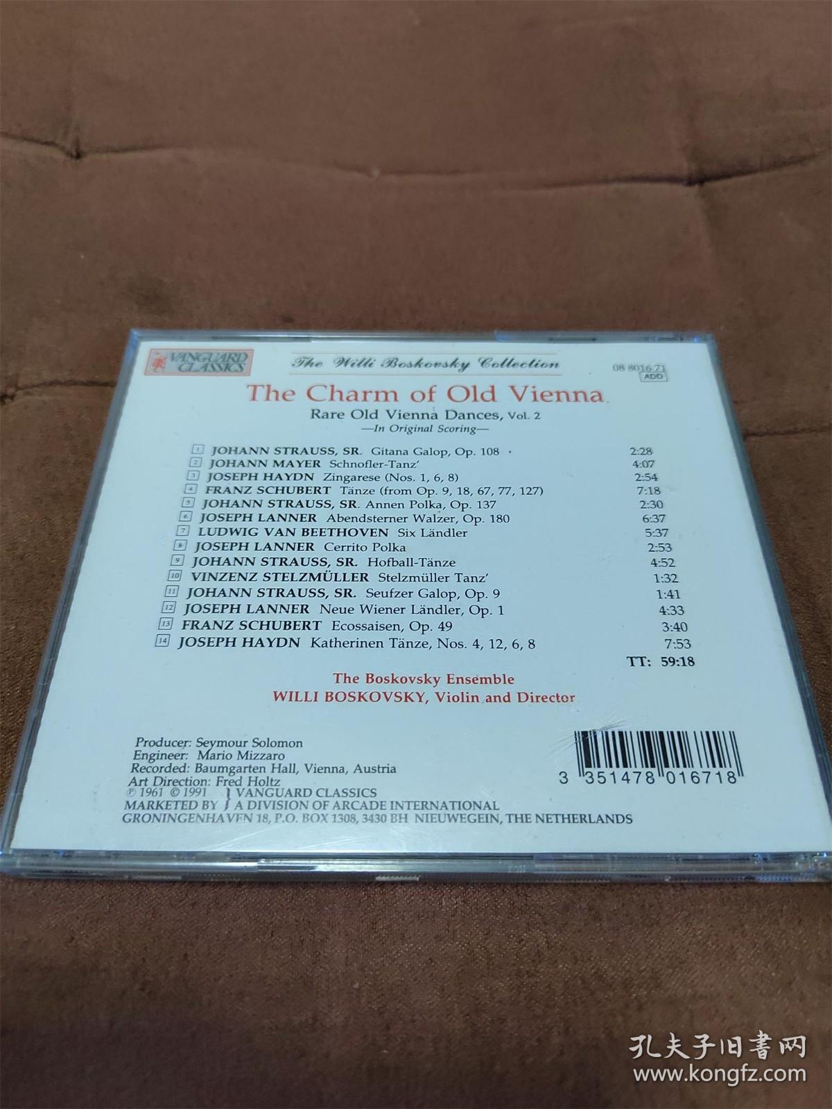 博斯科夫斯基-老维也纳的魅力II  THE CHARM OF OLD VIENNA/ Boskovsky 先锋首版