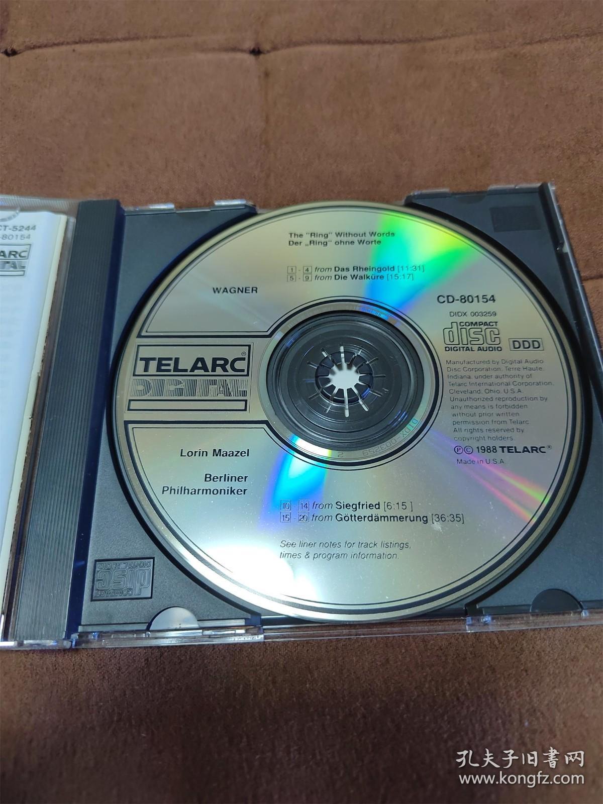 Telarc 瓦格纳-无言的指环/马泽尔 美版DIDX双凸星