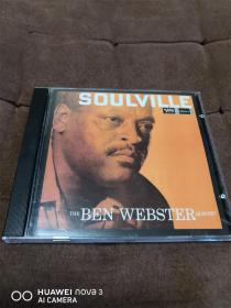 稀少绝品珍藏 VERVE  THE BEN WEBSTER QUINTET- SOULVILLE /本韦伯斯特 美银圈01首版