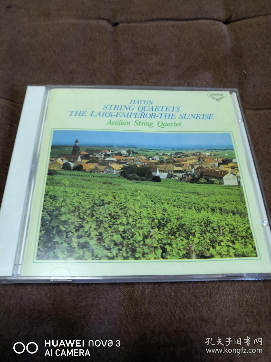 CD唱片 LONDON 海顿-云雀/皇帝/日出弦乐四重奏/Aeolian团 日版大伦敦3000元三洋首版