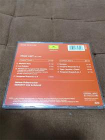 DG 李斯特-管弦乐作品集/卡拉扬/切尔卡斯基  2CD  德版