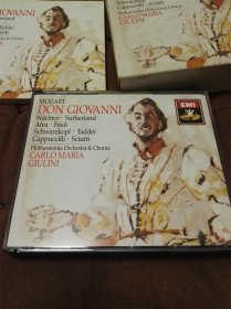 EMI 莫扎特-唐璜/朱里尼GIULINI/ MOZART 3CD 西德SONOPRESS首版