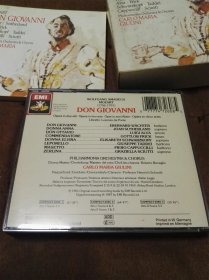 EMI 莫扎特-唐璜/朱里尼GIULINI/ MOZART 3CD 西德SONOPRESS首版