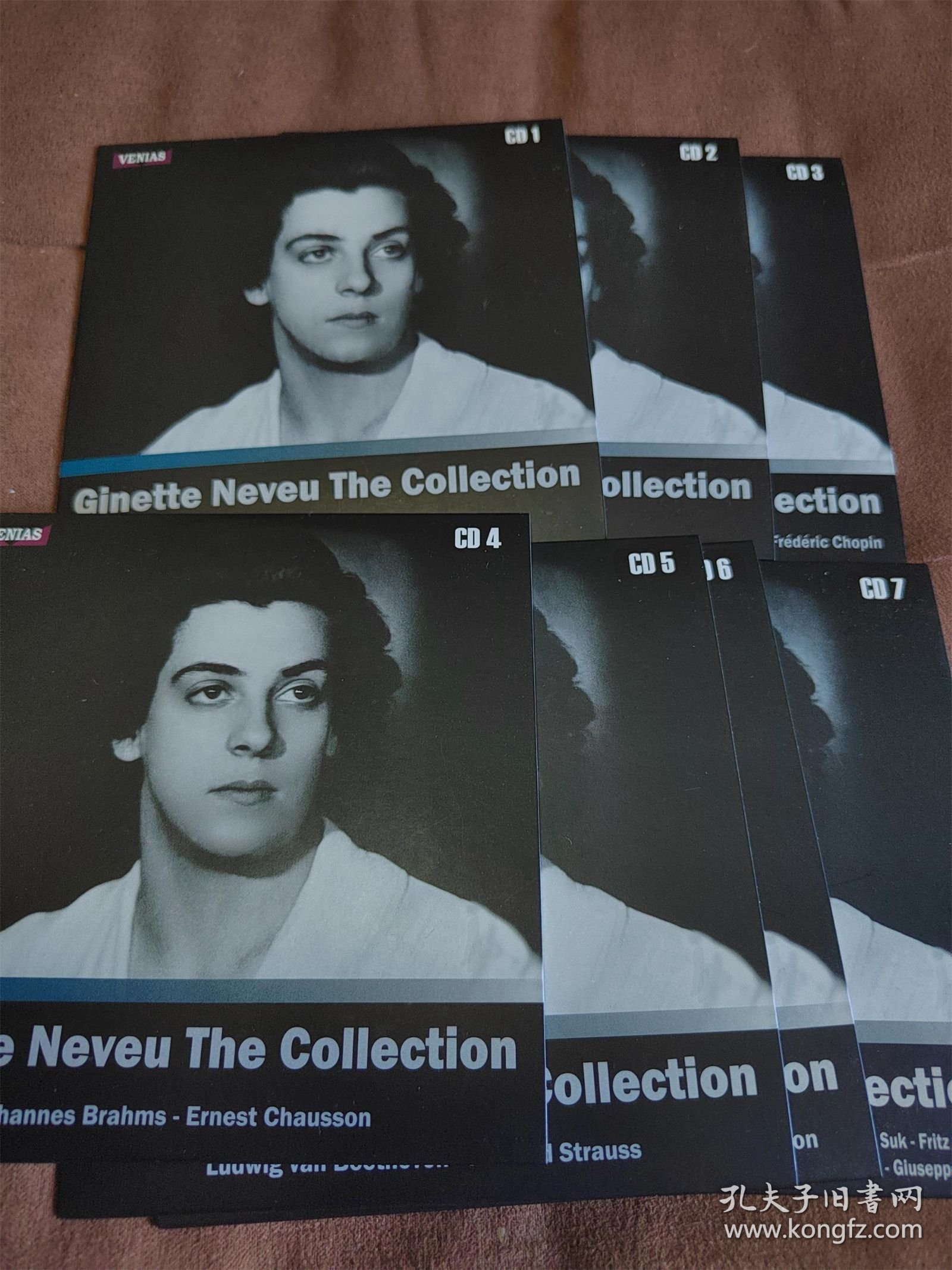 VENIAS 内弗（内芙）小提琴艺术珍藏 Ginette Neveu The Collection 7CD 纸盒欧版