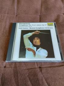 TELARC 贝多芬-第五交响曲/小泽征尔 OZAWA /BEETHOVEN 松下钢字首版