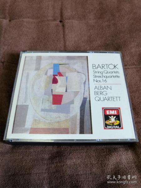 EMI 巴托克-弦乐四重奏全集/阿班贝尔格弦乐四重奏团 ABQ/BARTOK 3CD 东芝1A1首版