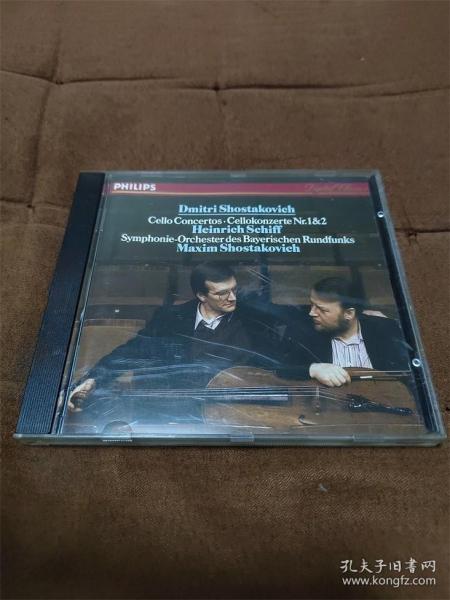 PHILIPS 肖斯塔科维奇-大提琴协奏曲/席夫  Schiff德版戒指银圈