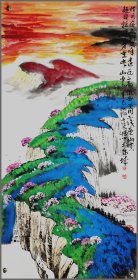 孙博文，山东莱阳人（山水作品）