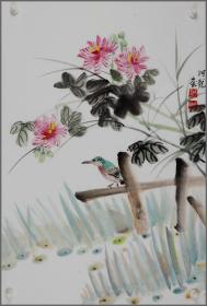 龙青廉（湖南湘西人），花鸟画