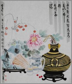 周雅玲，四川眉山人（花卉画）