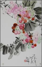 齐熙耀，花卉画