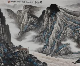 施云翔，生于四川成都（山水画）